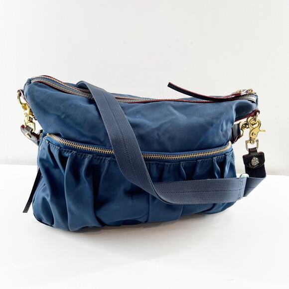 MZ Wallace Paige Mini Crossbody Bag Blue Dawn Bedford - Picture 4 of 10